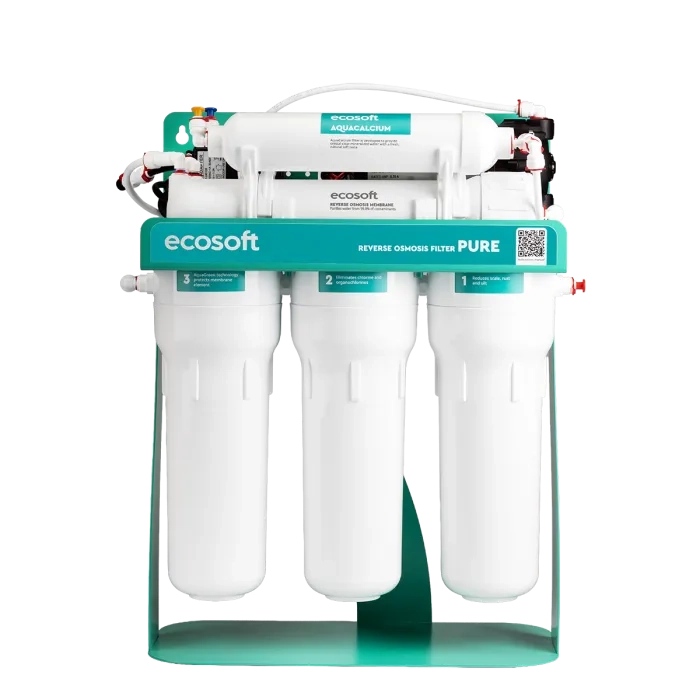 Фільтр зворотного осмосу Ecosoft PURE AquaCalcium Mint з помпою на станині (MO675PSMACECO)