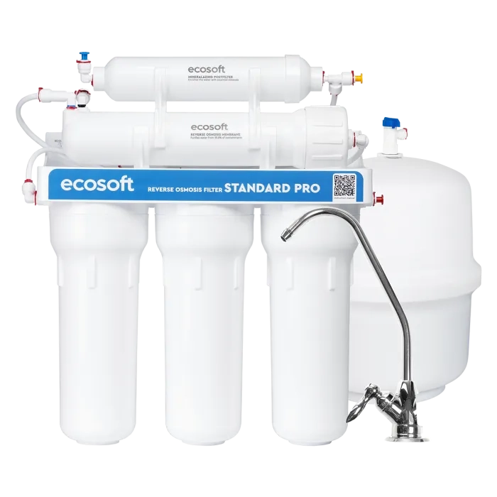 Фільтр зворотного осмосу Ecosoft Standard PRO з мінералізацією (MO550MECOSTD)
