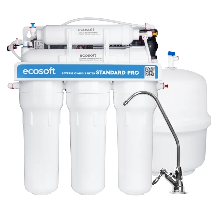 Фільтр зворотного осмосу Ecosoft Standard PRO з мінералізацією та помпою (MO550MPECOSTD)