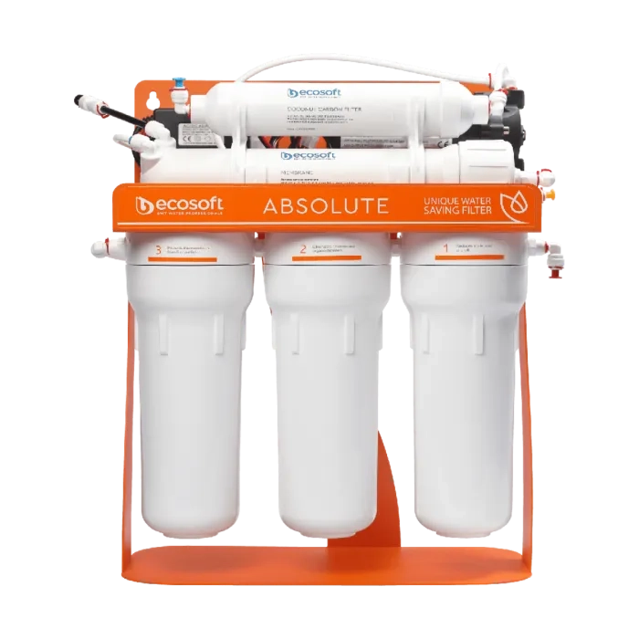 Фільтр зворотного осмосу Ecosoft Absolute з помпою на станині (MO575PSECO)