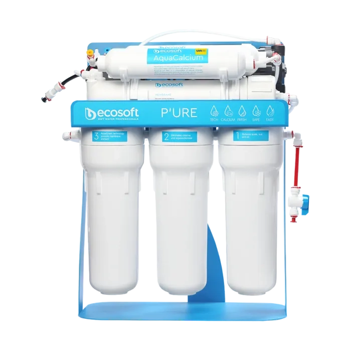 Фільтр зворотного осмосу Ecosoft P’URE AquaCalcium з помпою на станині (MO675MACPSECO)