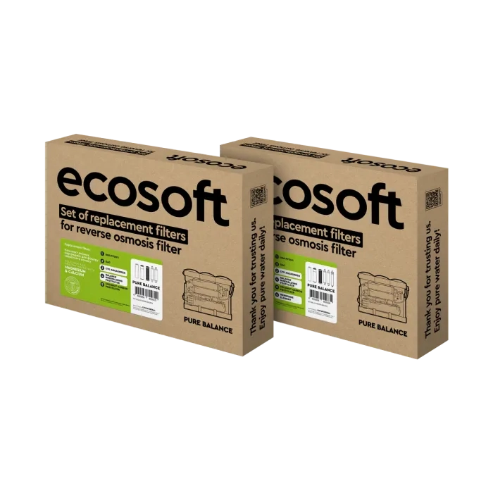 Річний запас картриджів для фільтра зворотного осмосу Ecosoft  PURE Balance