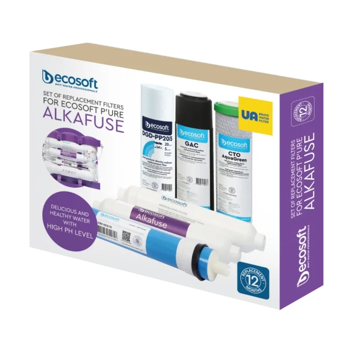 Комплект картриджів Ecosoft PURE Alkafuse "12 місяців" (CHV6PUREALC)