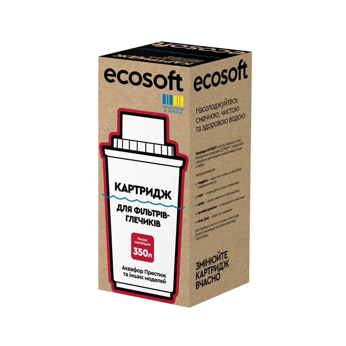 Картридж ECOSOFT для фільтрів-глечиків Аквафор (CRVKAQRECO)
