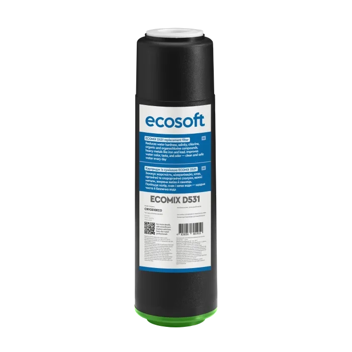 Картридж з сумішшю EcomixD Ecosoft 2,5"x10" (CRV2510ECO)