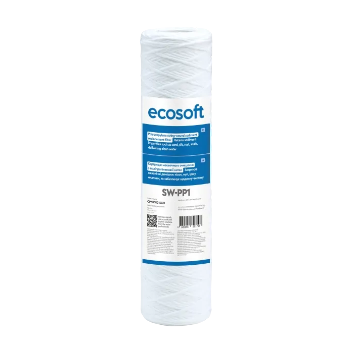 Картридж з поліпропіленової нитки Ecosoft 2,5"x10" 1 мкм (CPN25101ECO)