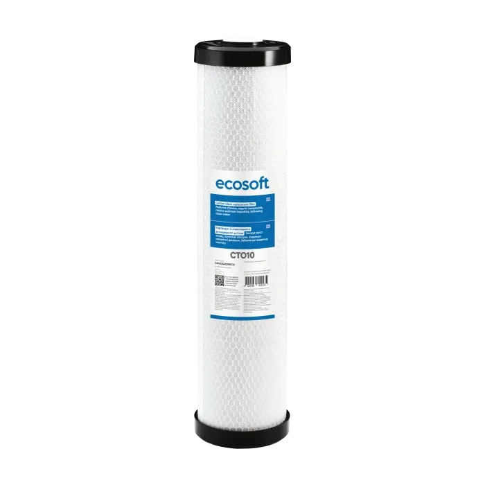 Картридж зі спресованого активованого вугілля Ecosoft CTO10 4,5"х20" (CHVCB4520ECO)