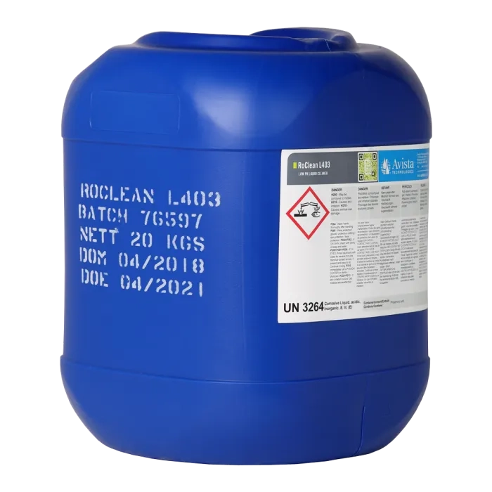 Промывочный кислотный реагент Avista RoClean L403 20 кг