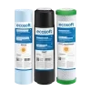 Покращений комплект картриджів Ecosoft 1-2-3 для фільтрів зворотного осмосу з функцією економії води (CHV3ECOAGR)