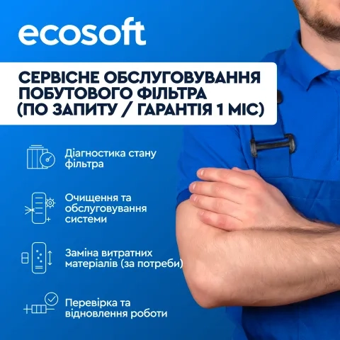 Сервісне обслуговування побутового фільтра (по запиту/гарантія 1 міс)