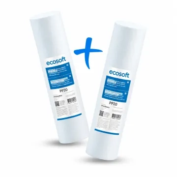 Картридж зі спіненого поліпропілену Ecosoft 4,5"x20" 20 мкм 2шт. (CPV2452020ECO)