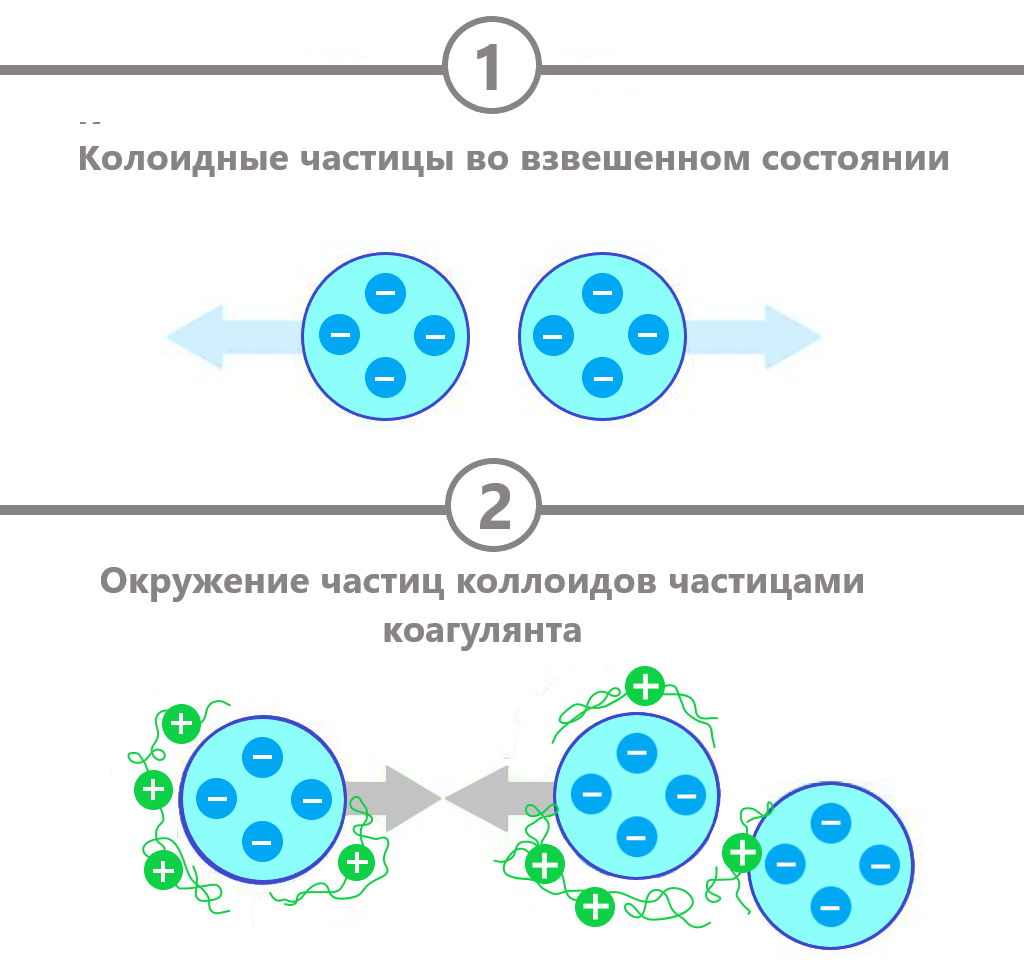Первый этап коагуляции