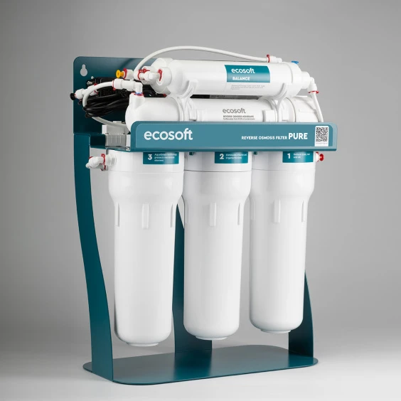 Фільтр зворотного осмосу Ecosoft PURE BALANCE з помпою на станині (MO675MBALPSECO) интернет-магазин
