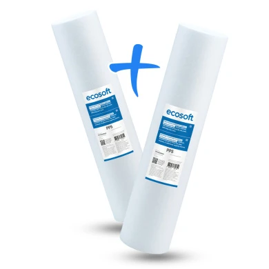 Картридж из вспененного полипропилена Ecosoft 4,5"x20" 5 мкм 2шт. (CPV245205ECO)