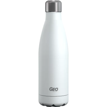 Нержавіюча пляшка/термос з матовим покриттям, 0,5 л, біла