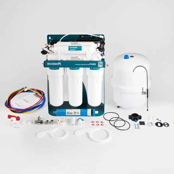 Фільтр зворотного осмосу Ecosoft PURE BALANCE з помпою на станині (MO675MBALPSECO) цены