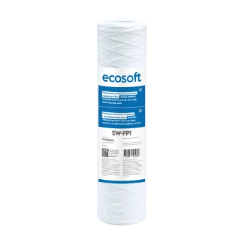 Картридж з поліпропіленової нитки Ecosoft 2,5"x10" 1 мкм (CPN25101ECO)
