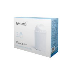 Фільтр-глечик  Ecosoft Dewberry Slim 3,5 л + комплект картриджів 3 шт.