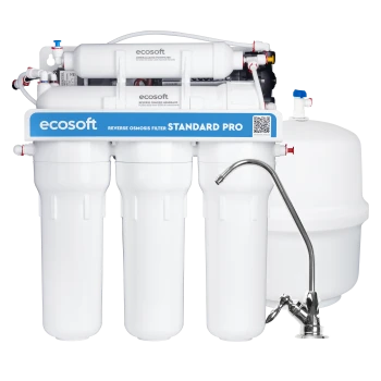Фильтр обратного осмоса Ecosoft Standard PRO с минерализацией и помпой (MO550MPECOSTD)