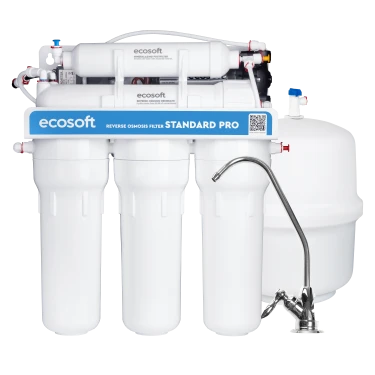 Фильтр обратного осмоса Ecosoft Standard PRO с минерализацией и помпой (MO550MPECOSTD)