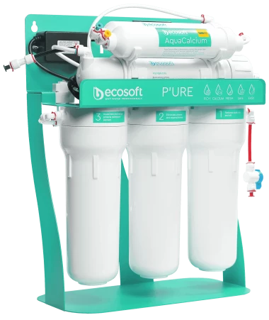 Фильтр обратного осмоса Ecosoft P’URE AquaCalcium Mint с помпой на станине (MO675PSMACECO) цена 