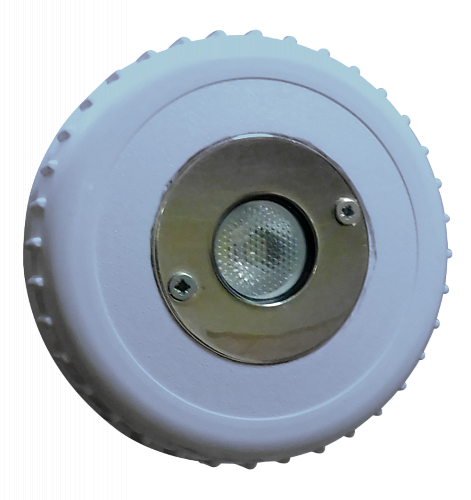 Підводне біле LED-освітлення PL-10, яке монтується у зворотну форсунку (блакитний)