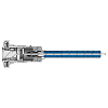 Подводная белая LED-подсветка PL-10, которая монтируется в возвратную форсунку (голубой) фото