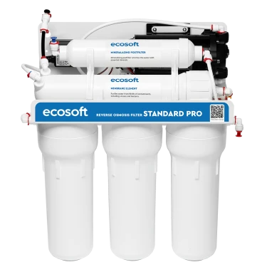 Фильтр обратного осмоса Ecosoft Standard PRO с минерализацией и помпой (MO550MPECOSTD)