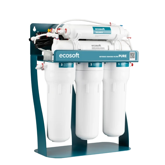 Фільтр зворотного осмосу Ecosoft PURE BALANCE з помпою на станині (MO675MBALPSECO) продажа
