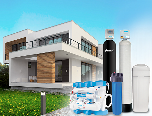 Комплект оборудования "Премиум" для очистки воды в коттедже с 2-3 санузлами цены
