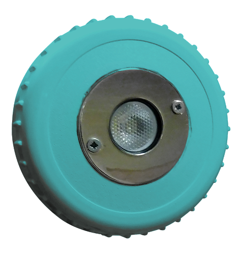 Подводная белая LED-подсветка PL-10, которая монтируется в возвратную форсунку (мятный)
