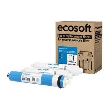 Річний запас картриджів Ecosoft для фільтра зворотного осмосу Standard з мінералізатором