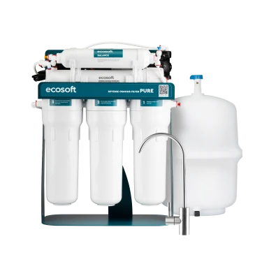 Фильтр обратного осмоса Ecosoft PURE BALANCE с помпой на станине (MO675MBALPSECO)