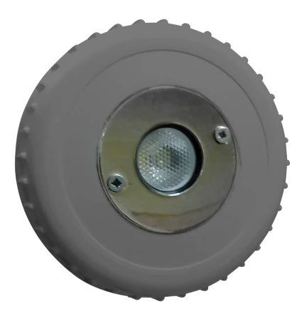 Підводне біле LED-освітлення PL-10, яке монтується у зворотну форсунку (сірий антрацит)