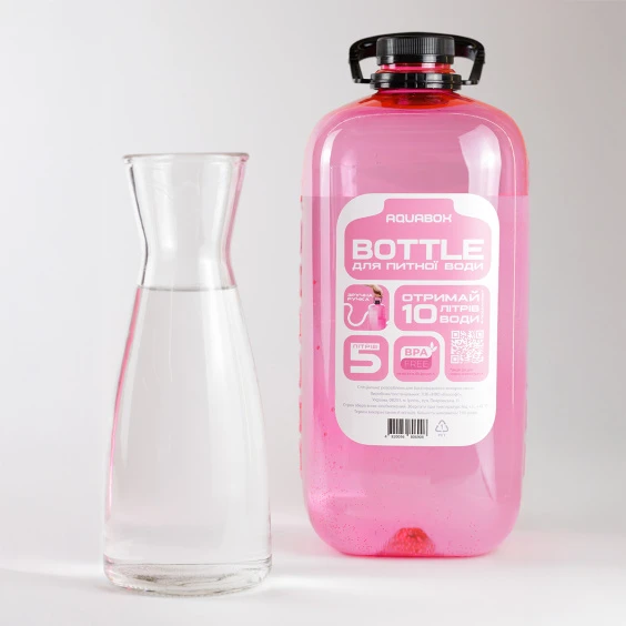 Багаторазовий бутль AQUABOTTLE PINK заказать