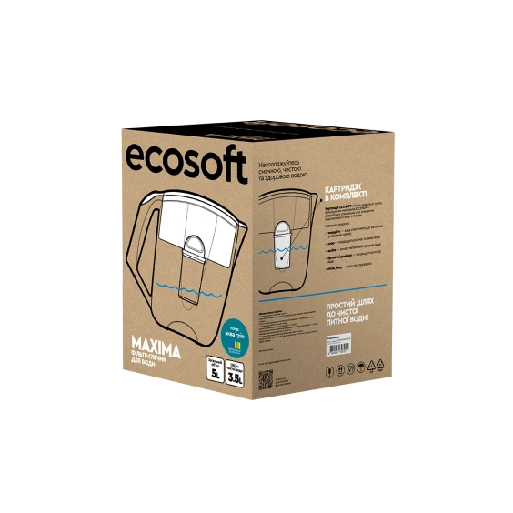 Фільтр-глечик ECOSOFT Maxima аква грін 5 л продажа
