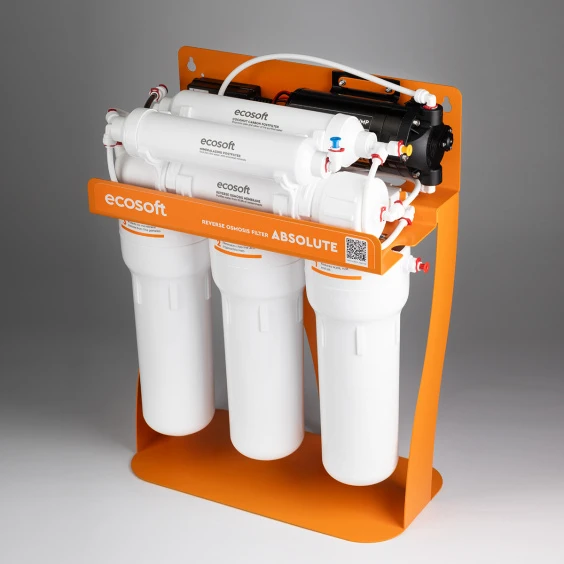 Фильтр обратного осмоса Ecosoft Absolute с минерализатором с помпой на станине (MO675MPSECO) заказать