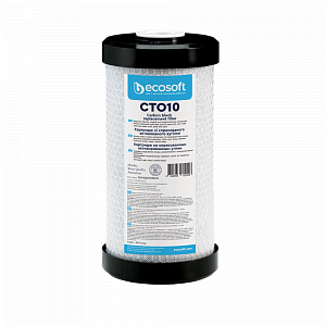 Картридж зі спресованого активованого вугілля Ecosoft CTO10 4,5"х10"