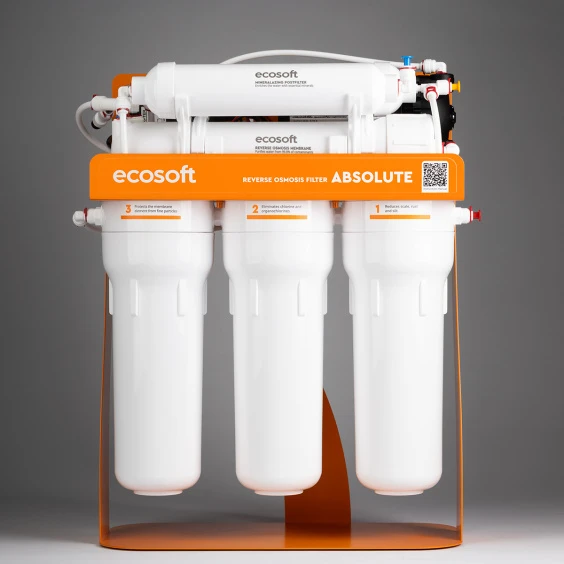 Фильтр обратного осмоса Ecosoft Absolute с минерализатором с помпой на станине (MO675MPSECO) описание