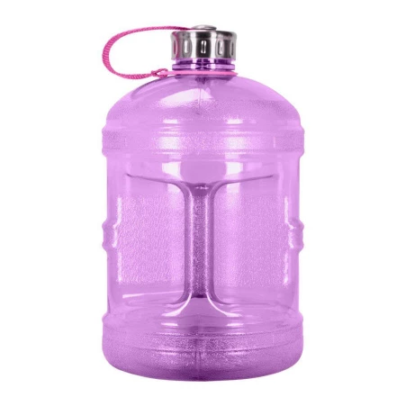 Пластиковая бутылка для воды GEO с металлической крышкой, розовая, 3,8 л цена 