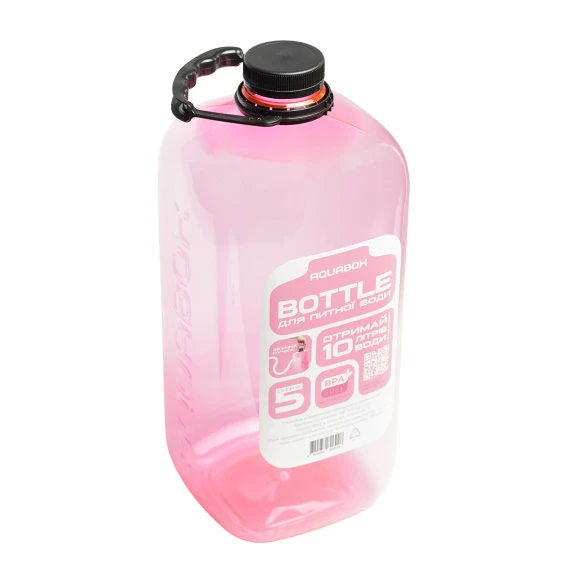 Багаторазовий бутль AQUABOTTLE PINK цiна
