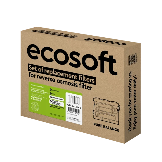 Річний запас картриджів для фільтра зворотного осмосу Ecosoft  PURE Balance цiна
