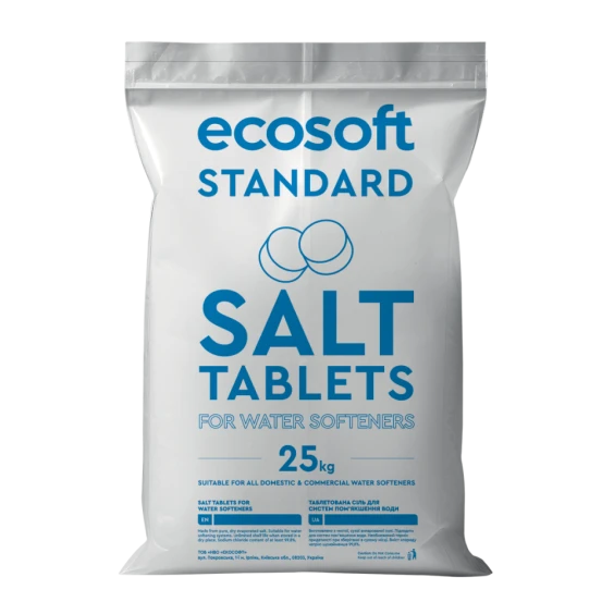 Таблетована сіль Ecosoft Standard 25 кг (KECOSILSTD)