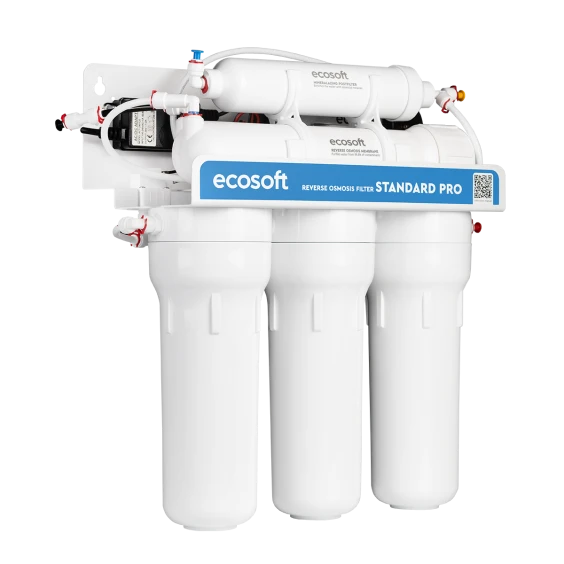 Фильтр обратного осмоса Ecosoft Standard PRO с минерализацией и помпой (MO550MPECOSTD) цена 