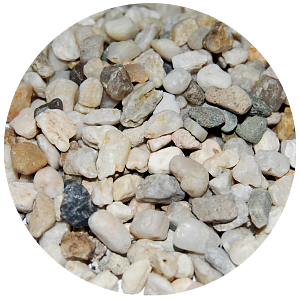Кварцевый песок 2-6 мм для подложки 25 кг