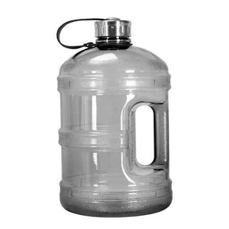 Пластиковая бутылка для воды GEO с металлической крышкой, черная, 3,8 л купить 