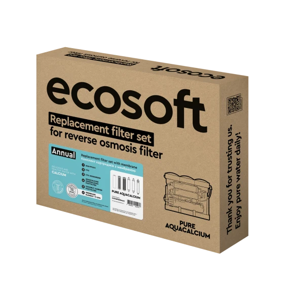 Комплект картриджів Ecosoft PURE AquaCalcium Mint "12 місяців" купити