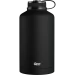 Нержавіюча пляшка/термос з матовим покриттям, 1,8 л, чорна