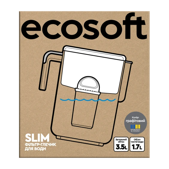 Фильтр-кувшин Slim графитовый (FMVSLIMBKECO) фото