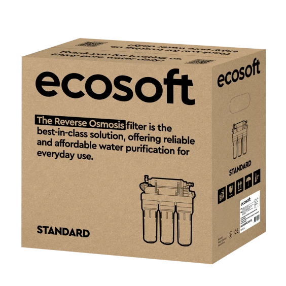 Фільтр зворотного осмосу Ecosoft Standard з помпою (MO550PECOSTD) интернет-магазин